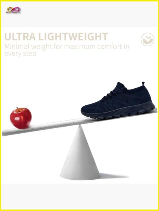 Breathable Running Shoes Lightweight Athletic Walking Sneakers Slip Resistant
